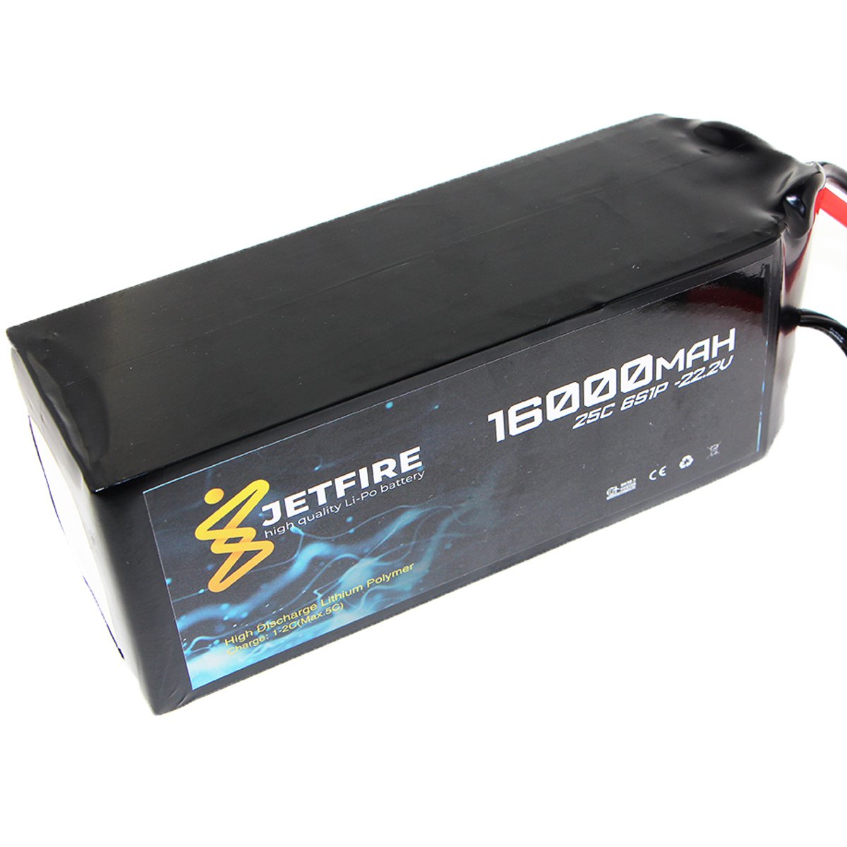 22.2V 16000mAh 25C Lipo Batarya 6S JetFire Pil