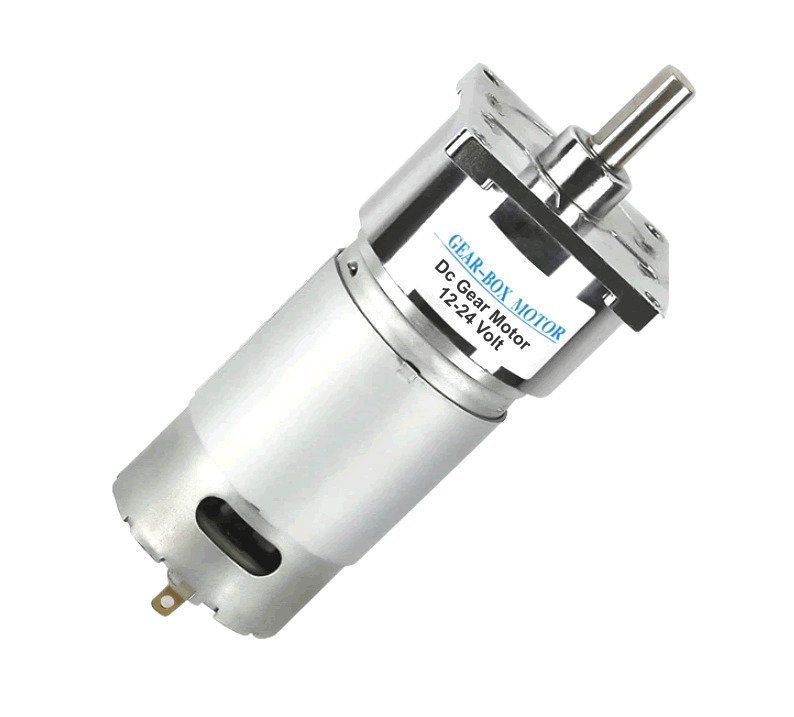 24V 200Rpm 42mm Redüktörlü Kare Flanşlı Uzun Dc Motor