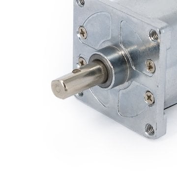 24V 200Rpm 42mm Redüktörlü Kare Flanşlı Uzun Dc Motor