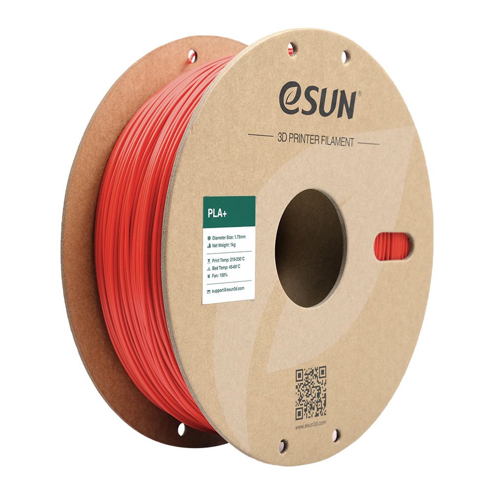 eSUN Kırmızı Pla+ Filament 1.75mm 1 KG