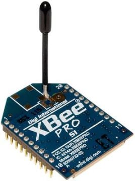 Xbee Pro 2.4 GHz 63 mW (Wire Antenna) XBP24-DMWIT-250