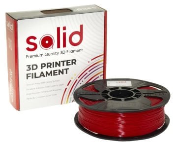 Solid Filament ABS 1.75mm Kırmızı 1Kg