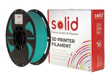 Solid Filament PLA Plus 1.75mm Su Yeşili 1Kg