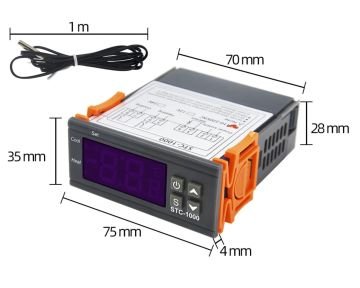 STC-1000 220V 10A LCD Ekranlı Sıcaklık Kontrol Modülü