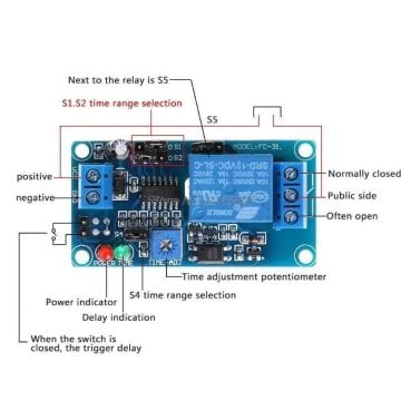 FC-31 Zaman Ayarlı Röle Modülü 12V