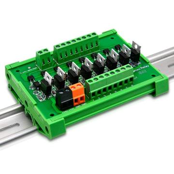 PNP 8'li Mosfet Çıkış Güçlendirici Kart - PLC DC Amplifier Board