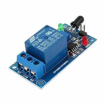 Ateş Algılayıcı Sensörlü Röle Kartı 12V