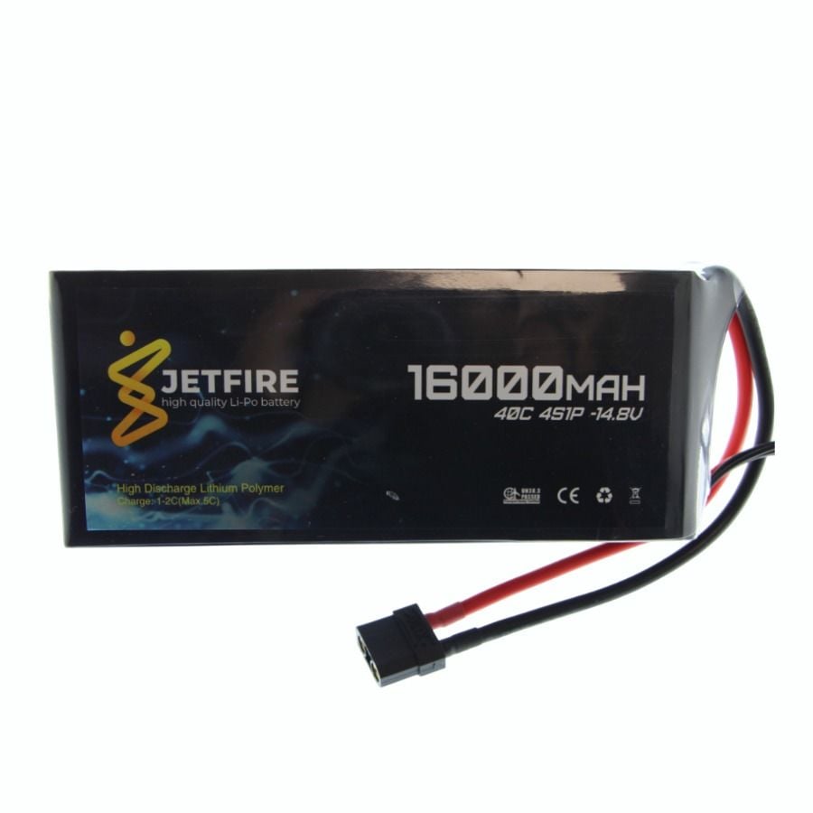 14.8V 16000mAh 40C Lipo Batarya 4S Lipo Jetfire Pil