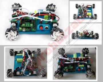 Mecanum Tekerlekli Arazi Robot Kiti