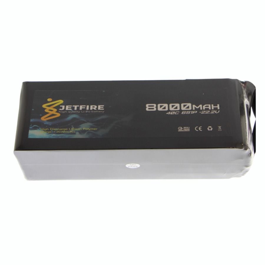 22.2V 8000mAh 40C Lipo Batarya 6S JetFire Pil