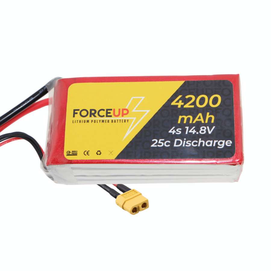 14.8V 4200mAh 25C Lipo Batarya 4S Force-Up Pil