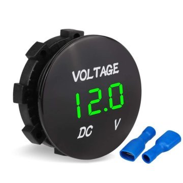 Dijital Voltaj Göstergesi 6-30V Yeşil / A06