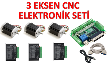 3 Eksen CNC Elektronik Seti