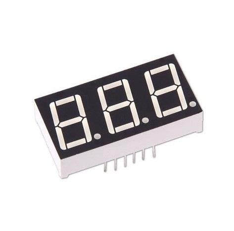 14mm 3'lü 7 Segment Display - Anot