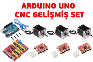 Arduino Uno CNC Gelişmiş Set