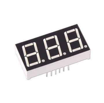 14mm 3'li 7 Segment Display - Katot