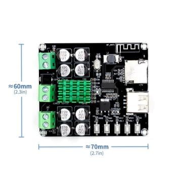 VHM-302 TPA3116D2 2x50W Stereo Bluetooth Amfi Devresi