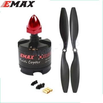 Emax MT2213 Fırçasız Motor 935KV CW ve 1045 pervane Combo set