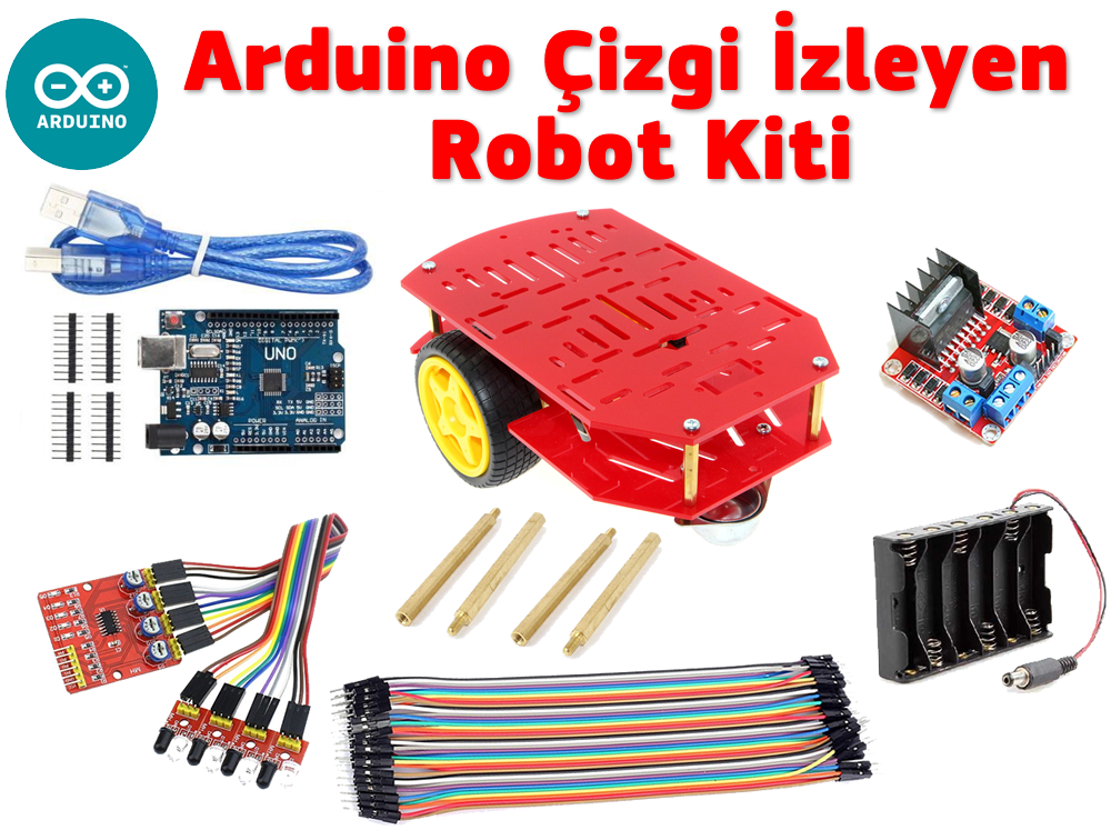 Arduino Çizgi İzleyen Robot Kiti