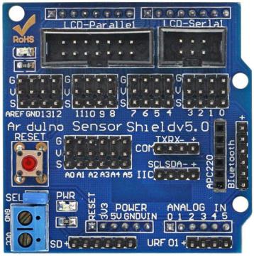 Arduino Servo ve Sensör Shield