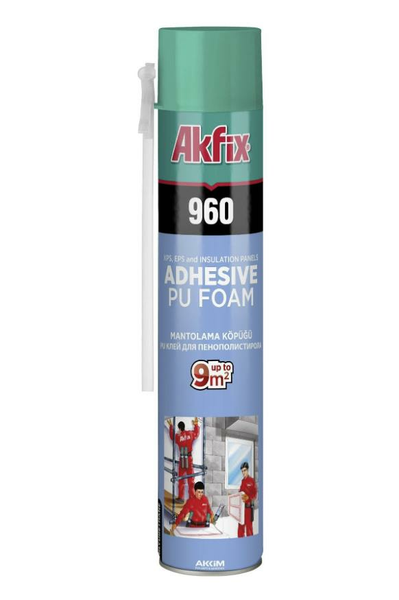 Akfix 960 PU Pipetli Mantolama Köpüğü 750 ML