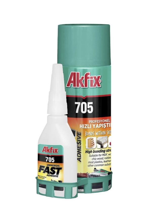 Akfix 705 Üniversal Hızlı Yapıştırıcı 50 gr 200 ml