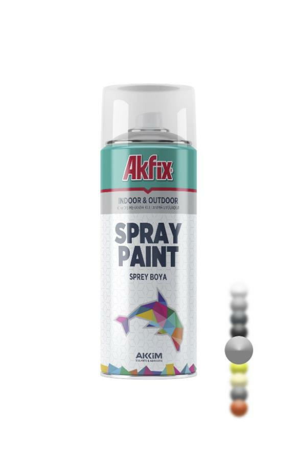 Akfix Sprey Boya Alüminyum RAL9006 400ml 300gr