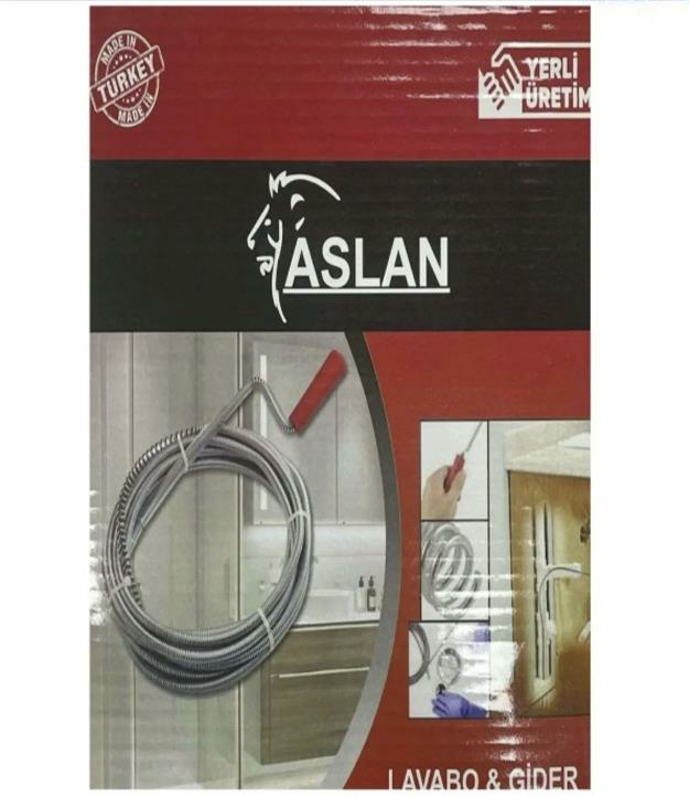 Aslan Lavabo Açma Teli 8 Metre