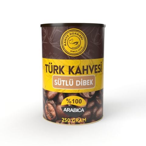 Sütlü Dibek Türk Kahvesi Kutu 250gr