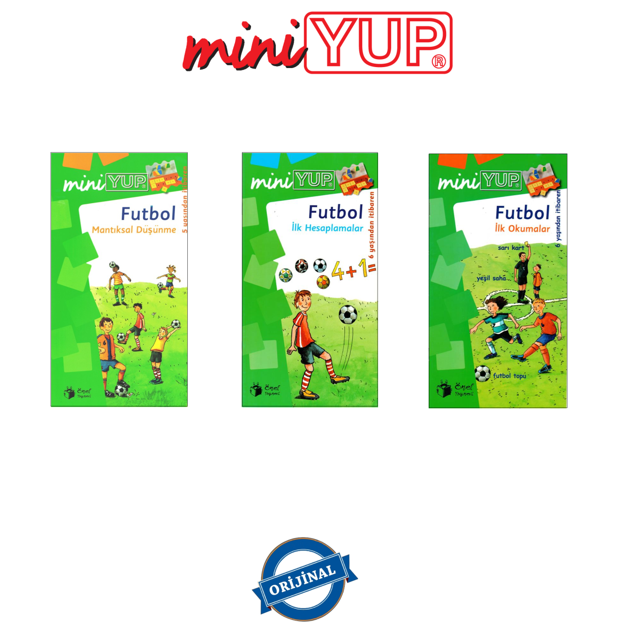 miniYUP 5-6 Yaş Futbol Serisi Kitapları