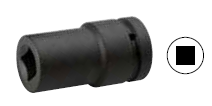 WOSSEN 3/4''-19 MM HAVALI KARE LOKMA - UZUN