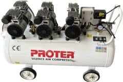 Proter 100 lt 3 Hp Sessiz Yağsız Hava Kompresörü