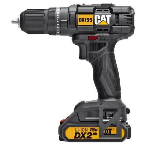 CAT DX155.1 18Volt/2.0Ah Li-ion Çift Akülü Profesyonel Şarjlı Darbeli Matkap