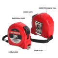 WORKPRO WP261002 3Mx16mm Beyaz Çelik Şerit Metre