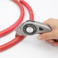WORKPRO WP211013 Ağır Hizmet Alüminyum Gövde Açı Ayarlı Katlanır Rötuş Maket Bıçağı + 5 Adet Yedek Bıçak