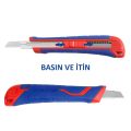 WORKPRO WP212008 9MM Ağır Hizmet Paslanmaz Çelik Kasa Maket Bıçağı
