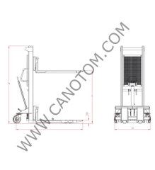 BAŞARAN 1500 Kg Elektrikli İstif Makinası