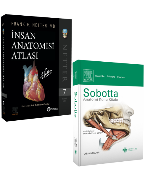 Netter İnsan Anatomi Atlası + Sobotta Anatomi Konu Kitabı