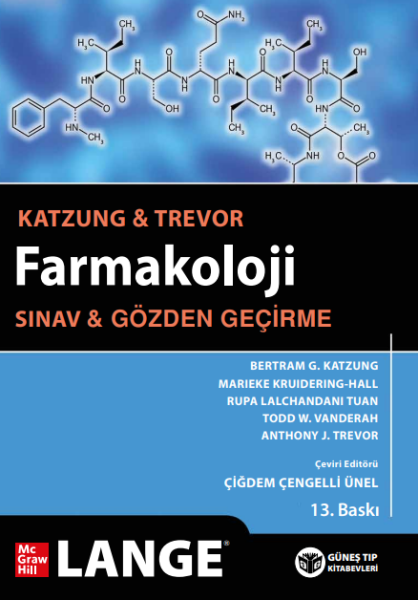 Katzung & Trevor Farmakoloji Sınav ve Gözden Geçirme (13. Baskı)