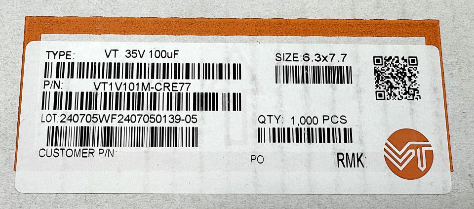 100UF 35V SMD 6.3X7.7
