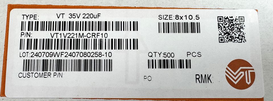 220UF 35V SMD 8X10.5