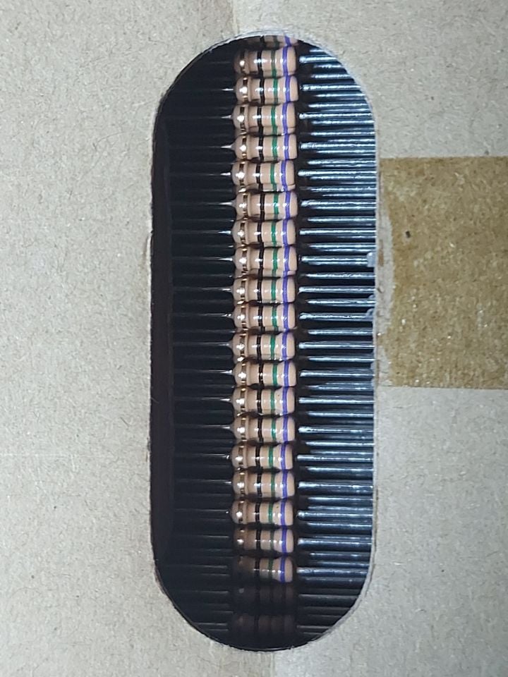 75R 1/4W %5 KARBON FİLM DİRENÇ