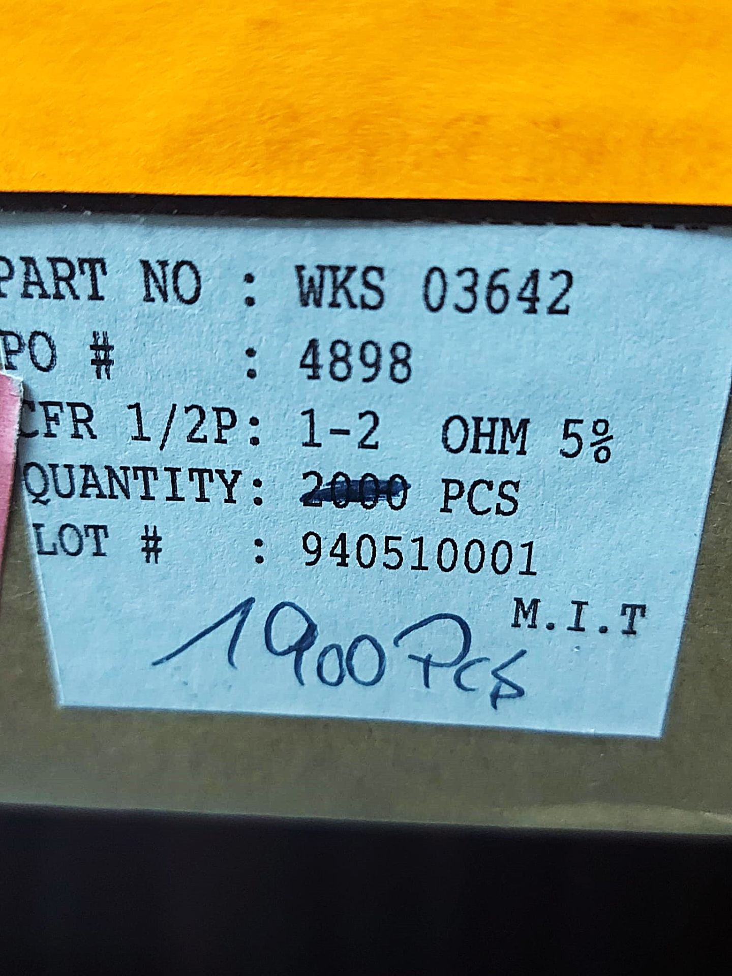 1R2 1/2W KARBON FİLM DİRENÇ