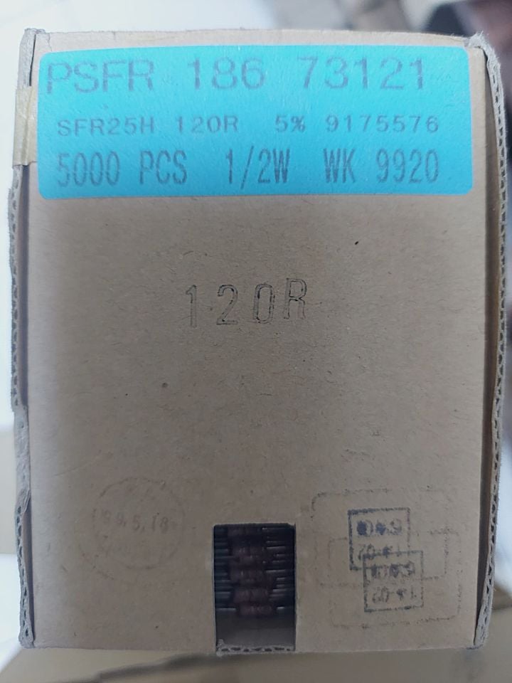 120R 1/2W %5 KARBON FİLM DİRENÇ