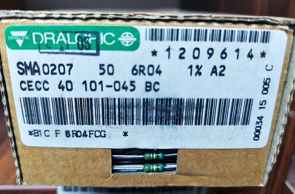 6R04 1/4W %1 METAL FİLM DİRENÇ