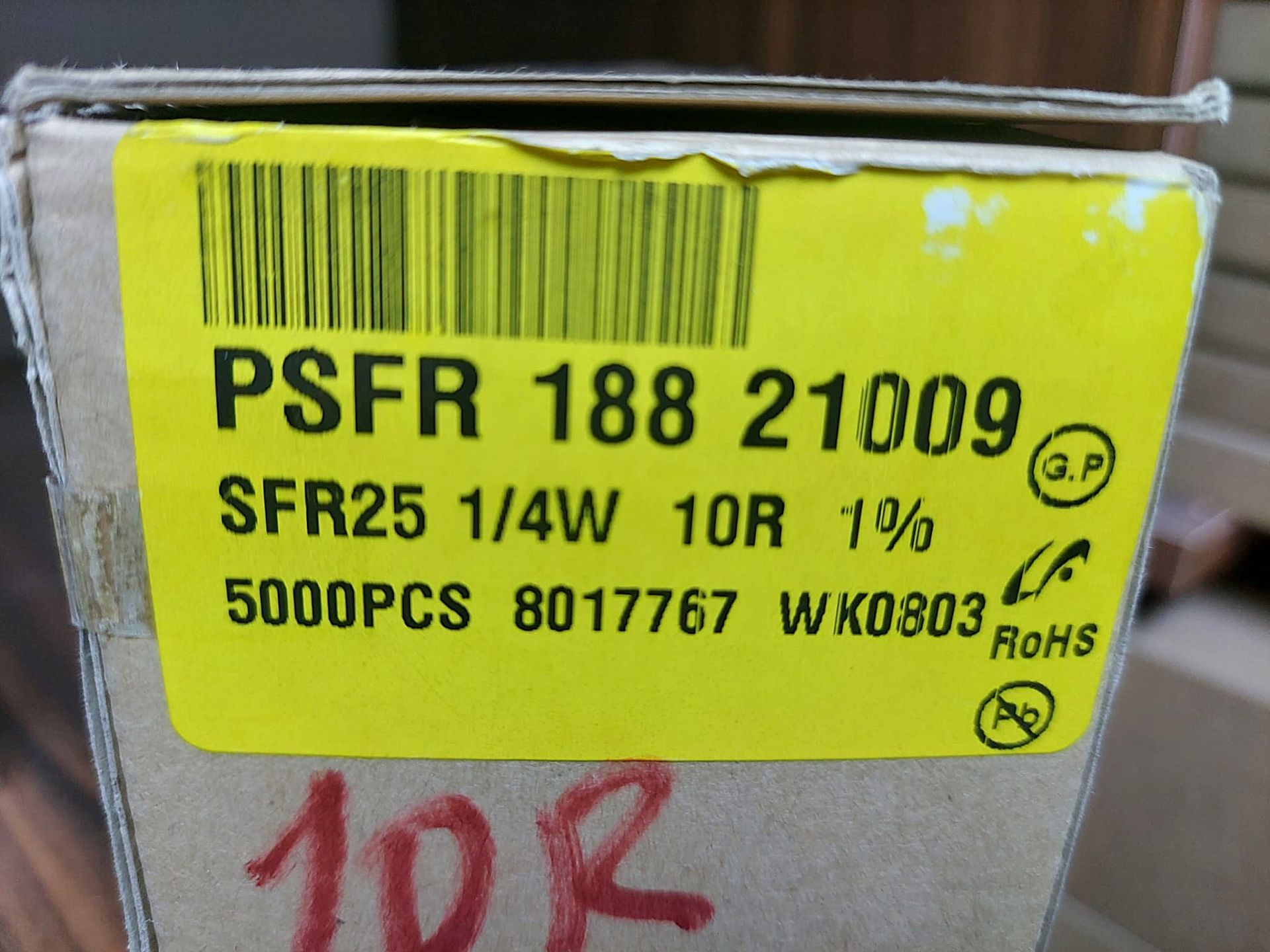 10R 1/4W %1 METAL FİLM DİRENÇ