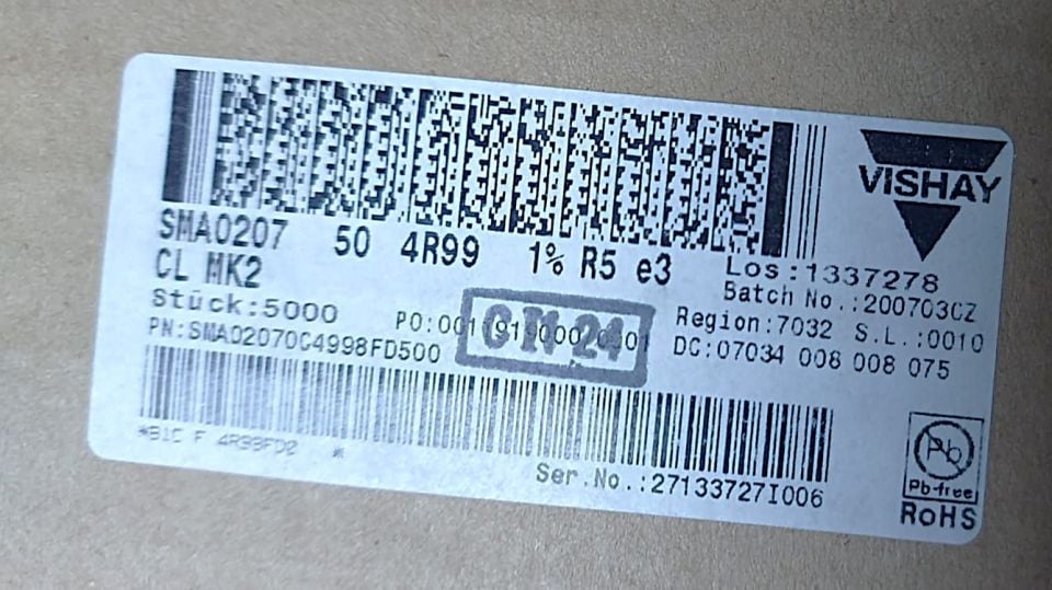 4R99 1/4W %1 METAL FİLM DİRENÇ