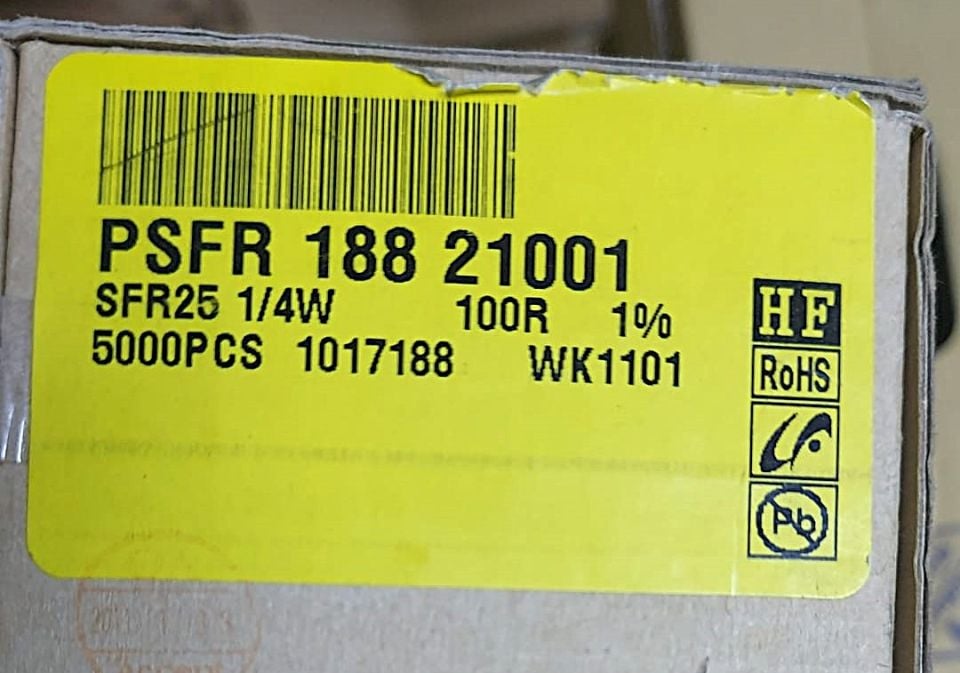 100R 1/4W %1 METAL FİLM DİRENÇ