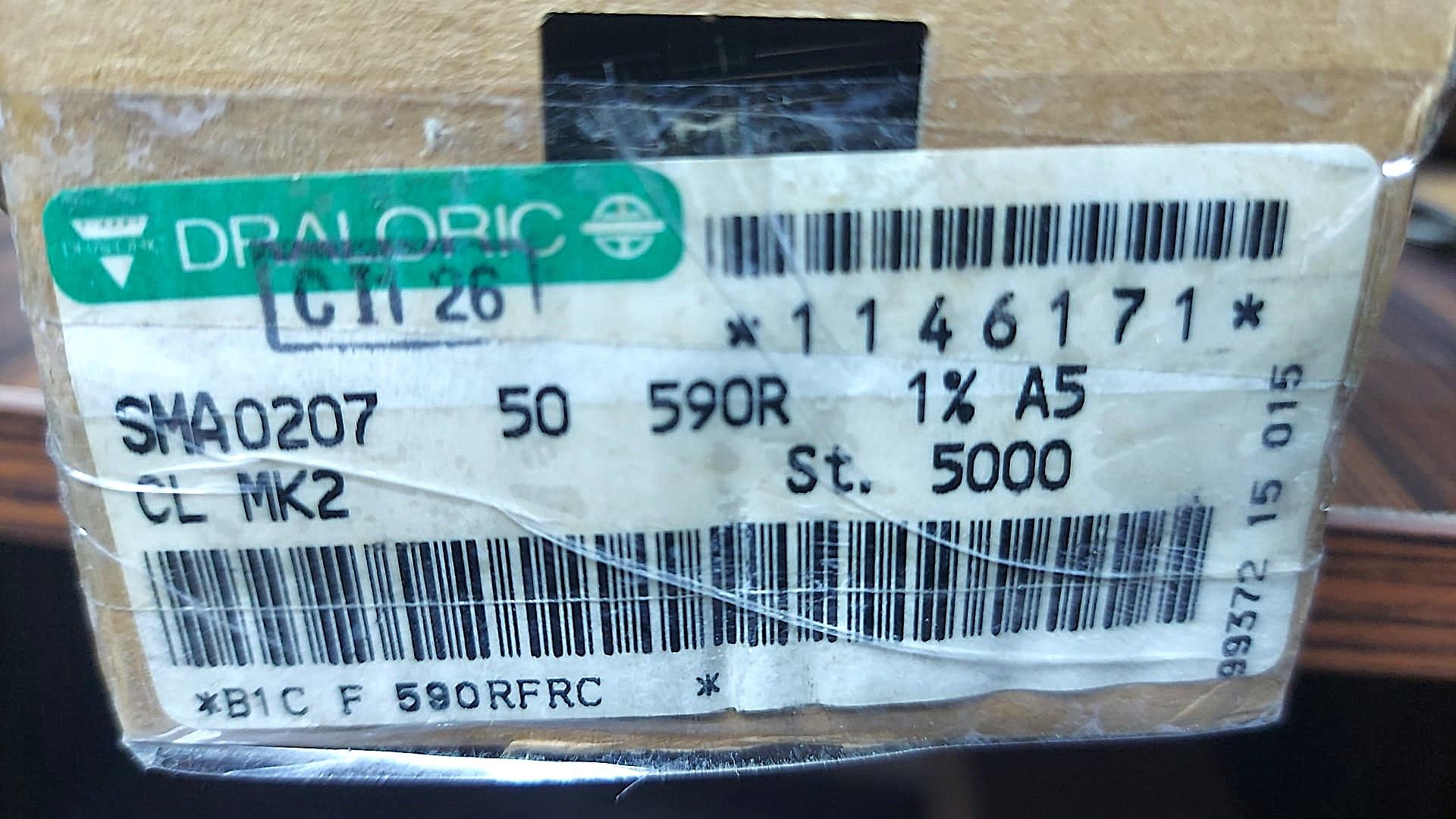 590R 1/4W %1 METAL FİLM DİRENÇ