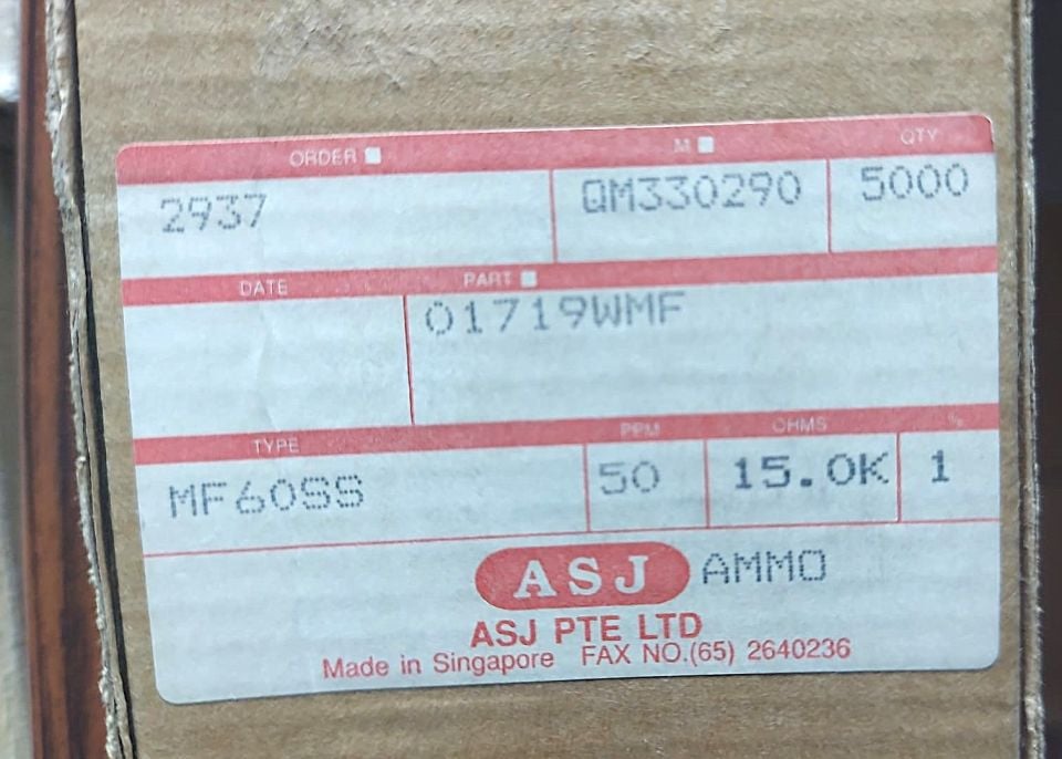 15K 1/4W %1 METAL FİLM DİRENÇ